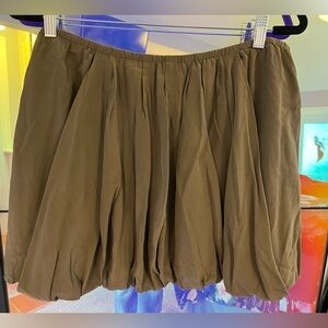 EUC Silk Bubble Skirt